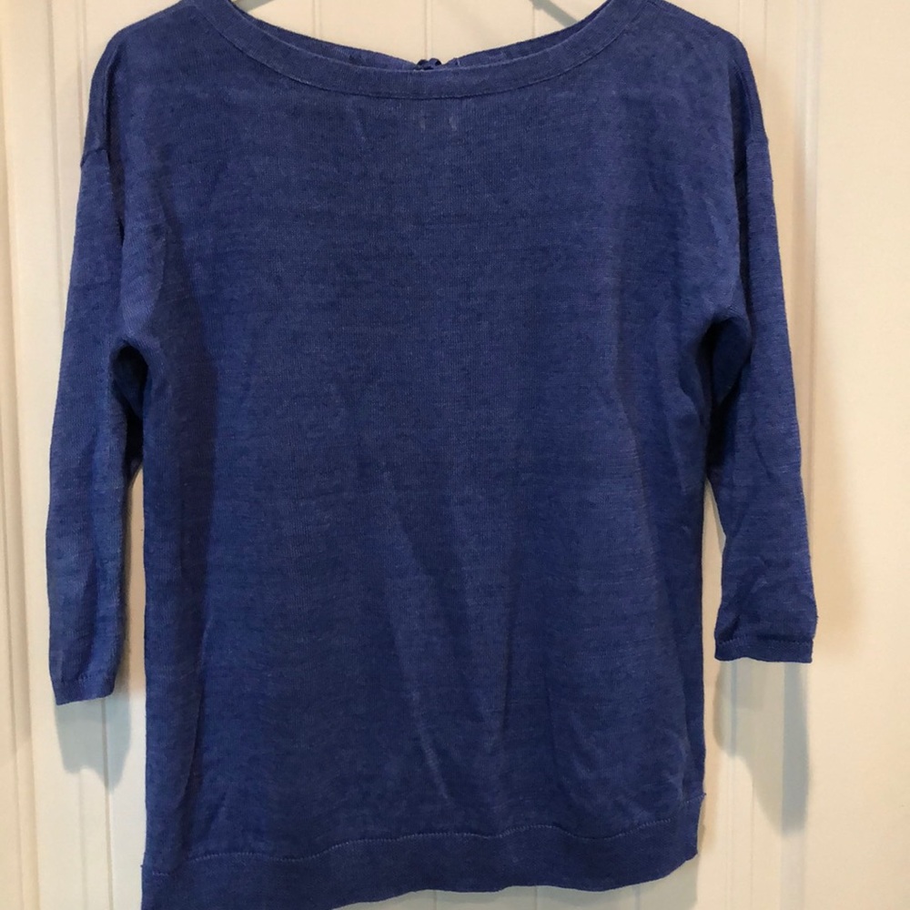 Tie neck sweater